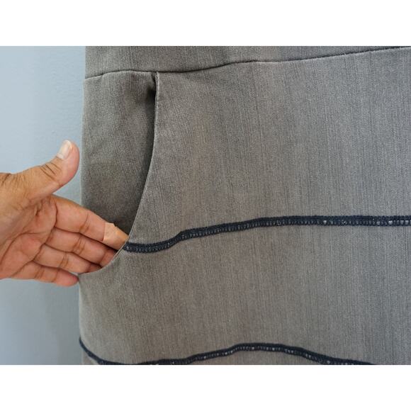 Monthorigin Distress Denim Harem Overalls Baggy Boho Lagenlook Artsy Jumpsuit - Picture 8 of 14